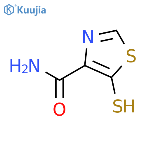 4-Thiazolecarboxamide,5-mercapto- structure