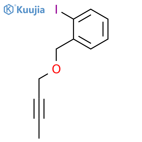 Benzene, 1-[(2-butynyloxy)methyl]-2-iodo- structure