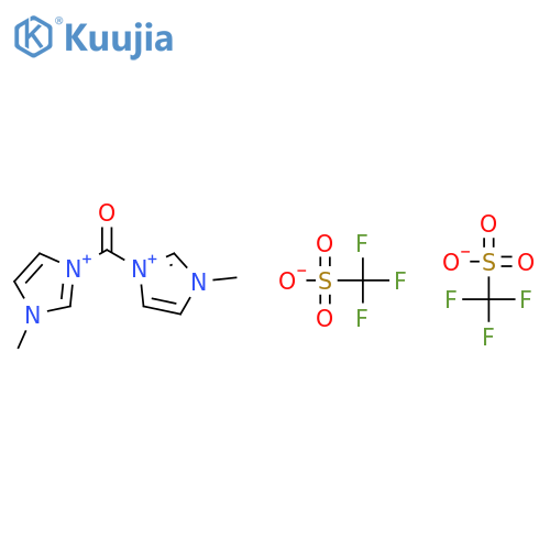 1,1'-carbonylbis(3-methylimidazolium) triflate structure