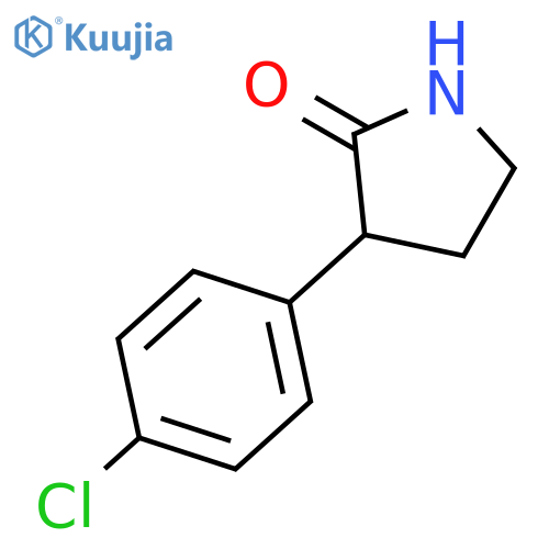 2-Pyrrolidinone, 3-(4-chlorophenyl)- structure