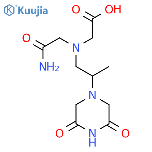 N-(2-Amino-2-oxoethyl)-N-(2S)-2-(3,5-dioxo-1-piperazinyl)propyl-glycine structure