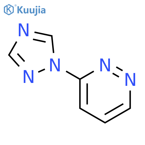Pyridazine, 3-(1H-1,2,4-triazol-1-yl)- structure