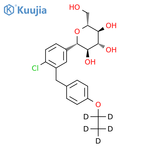 Dapagliflozin-d structure