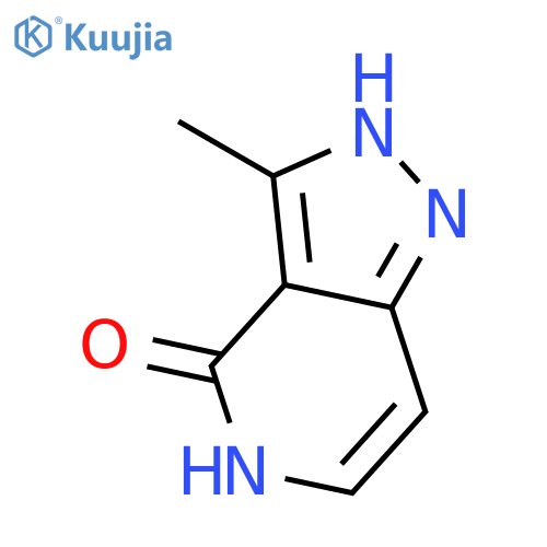4H-Pyrazolo[4,3-c]pyridin-4-one,1,5-dihydro-3-methyl- structure