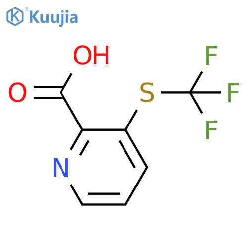 3-((Trifluoromethyl)thio)picolinic acid structure