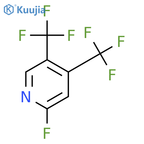 2-Fluoro-4,5-bis-trifluoromethyl-pyridine structure