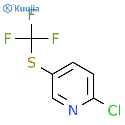 2-Chloro-5-(trifluoromethyl)sulfanylpyridine structure