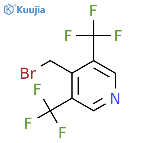 4-Bromomethyl-3,5-bis-trifluoromethyl-pyridine structure