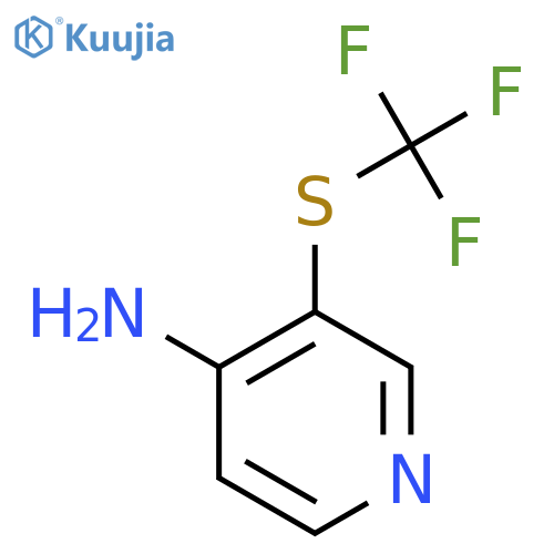 3-[(trifluoromethyl)sulfanyl]-4-pyridinamine structure
