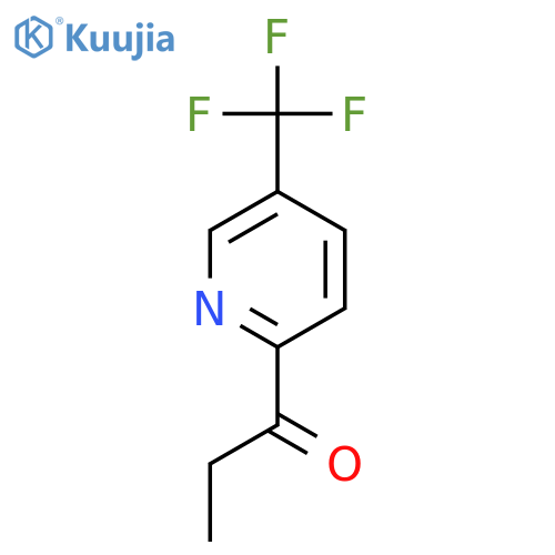 1-Propanone, 1-[5-(trifluoromethyl)-2-pyridinyl]- structure