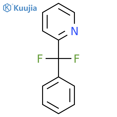 2-[Difluoro(phenyl)methyl]pyridine structure