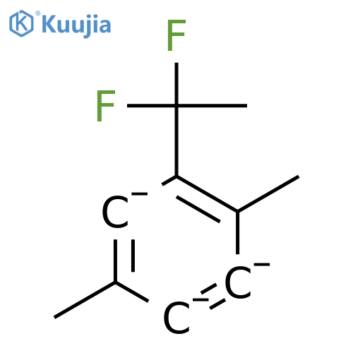 2-(1,1-Difluoroethyl)-1,4-dimethylbenzene structure