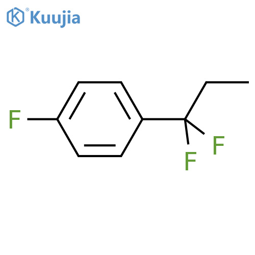 1-(1,1-Difluoropropyl)-4-fluorobenzene structure