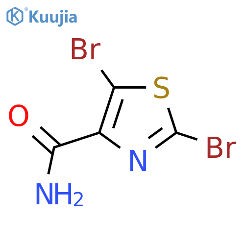 dibromo-1,3-thiazole-4-carboxamide structure