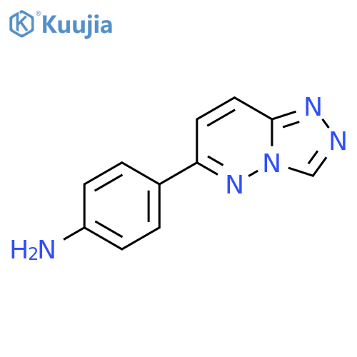 4-{[1,2,4]triazolo[4,3-b]pyridazin-6-yl}aniline structure