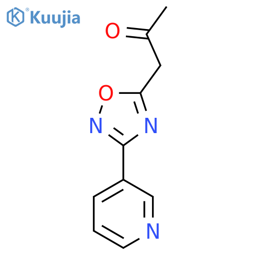 1-[3-(pyridin-3-yl)-1,2,4-oxadiazol-5-yl]propan-2-one structure