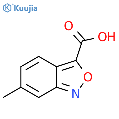 6-Methyl-2,1-benzoxazole-3-carboxylic acid structure