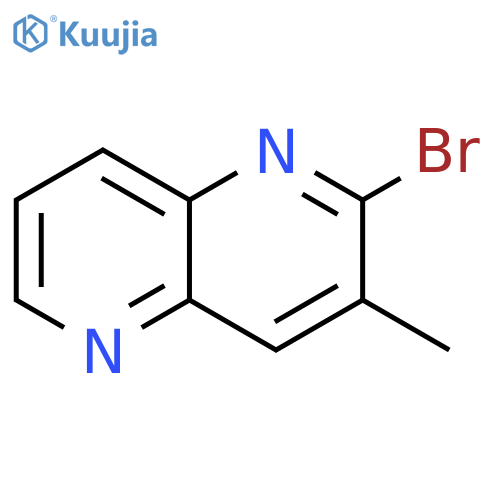 2-Bromo-3-methyl-1,5-naphthyridine structure