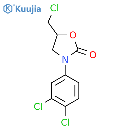 5-(Chloromethyl)-3-(3,4-dichlorophenyl)-1,3-oxazolidin-2-one structure