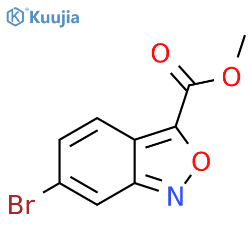 Methyl 6-bromo-2,1-benzisoxazole-3-carboxylate structure