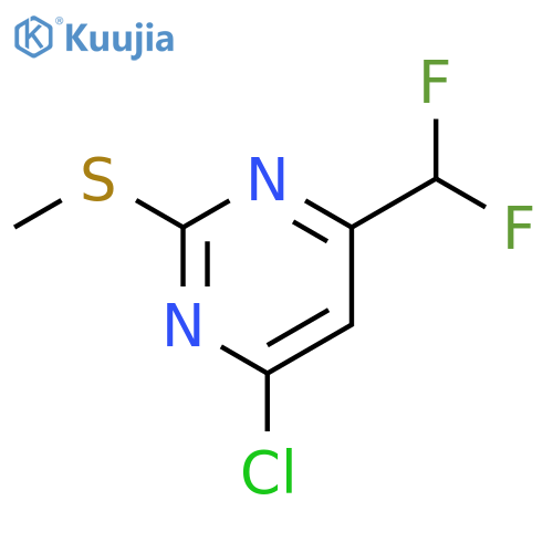 4-Chloro-6-(difluoromethyl)-2-(methylthio)pyrimidine structure