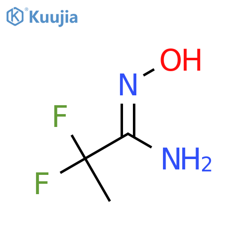 2,2-difluoro-N'-hydroxypropanimidamide structure