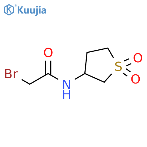 2-bromo-N-(1,1-dioxo-1lambda6-thiolan-3-yl)acetamide structure