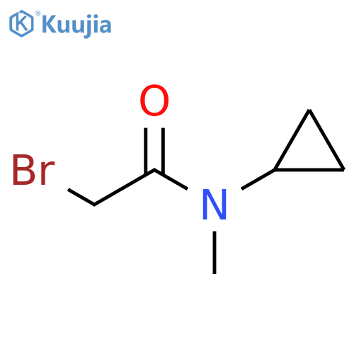 2-Bromo-N-cyclopropyl-N-methylacetamide structure