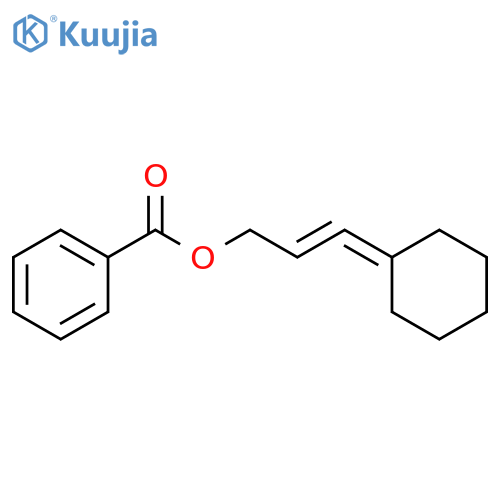 2-Propen-1-ol, 3-cyclohexylidene-, 1-benzoate structure
