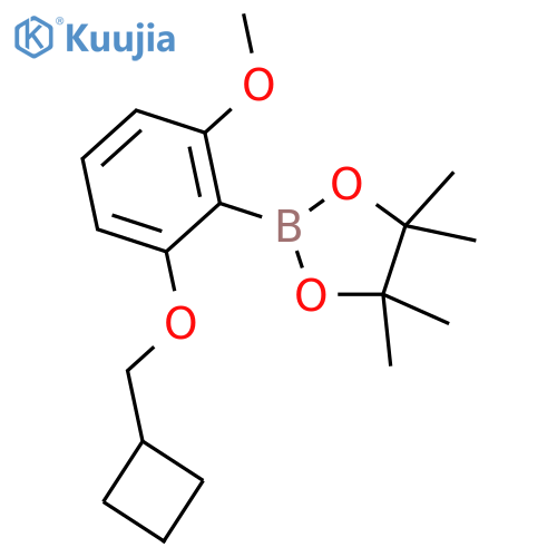 2-(2-Cyclobutylmethoxy-6-methoxyphenyl)-4,4,5,5-tetramethyl-1,3,2dioxaborolane structure