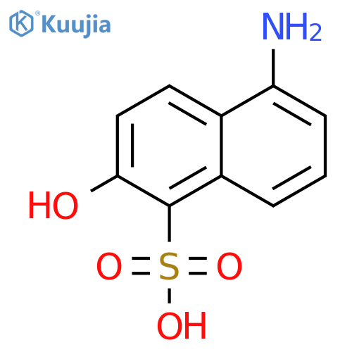 1-Naphthalenesulfonic acid, 5-amino-2-hydroxy- structure