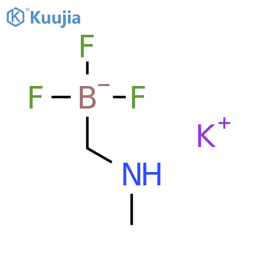 Potassium Trifluoro[(methylamino)methyl]borate(1-) structure