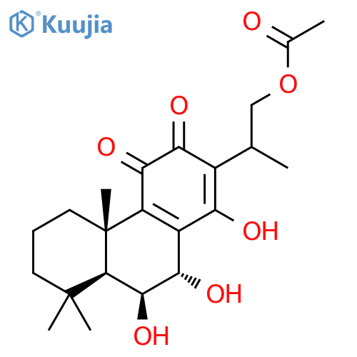 1,4-Phenanthrenedione,2-[2-(acetyloxy)-1-methylethyl]-4b,5,6,7,8,8a,9,10-octahydro-3,9,10-trihydroxy-4b,8,8-trimethyl-(9CI) structure