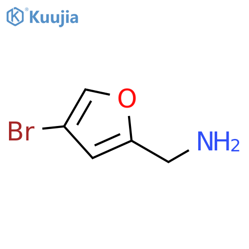(4-bromofuran-2-yl)methanamine structure