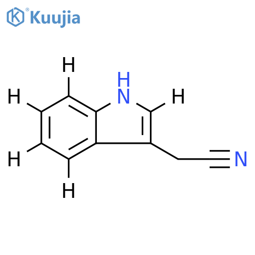 Indole-2,4,5,6,7-d5-3-acetonitrile structure