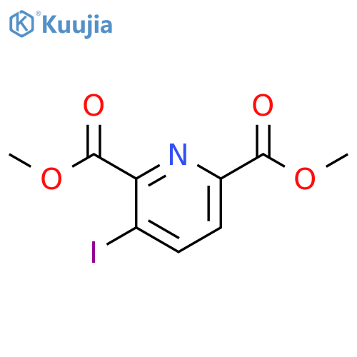 Dimethyl 3-iodopyridine-2,6-dicarboxylate structure