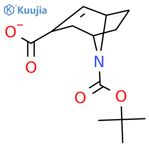 8-Aza-bicyclo3.2.1oct-2-ene-3,8-dicarboxylic Acid 8-tert-Butyl Ester structure