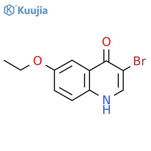3-Bromo-6-ethoxy-4-hydroxyquinoline structure