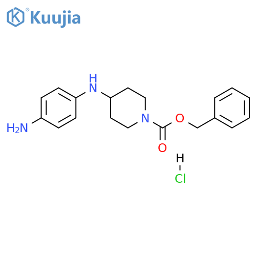 4-(4-Aminophenylamino)piperidine-1-carboxylic Acid Benzyl Ester Hydrochloride structure