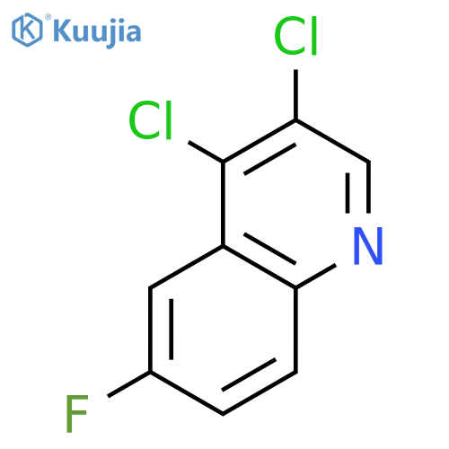 3,4-Dichloro-6-fluoroquinoline structure