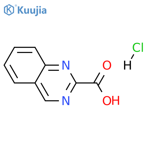 Quinazoline-2-carboxylic acid hydrochloride structure