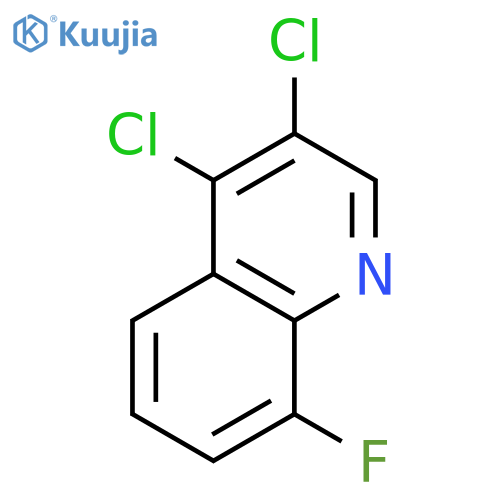3,4-Dichloro-8-fluoroquinoline structure