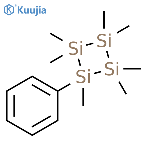 Cyclotetrasilane, heptamethylphenyl- structure