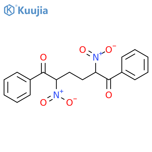 1,6-Hexanedione, 2,5-dinitro-1,6-diphenyl- structure