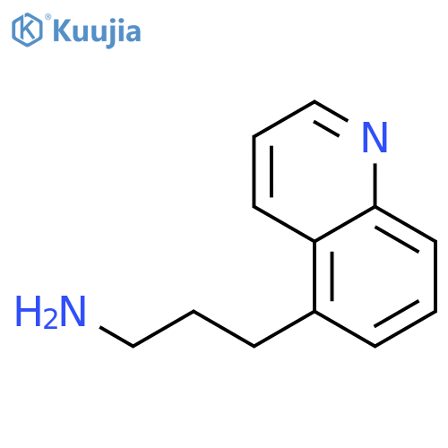 3-(5-quinolyl)propan-1-amine structure