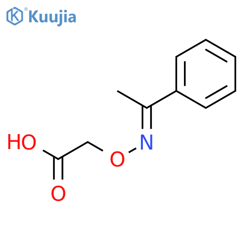 2-(((1-Phenylethylidene)amino)oxy)acetic acid structure