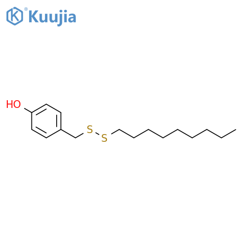 Phenol, 4-[(nonyldithio)methyl]- structure