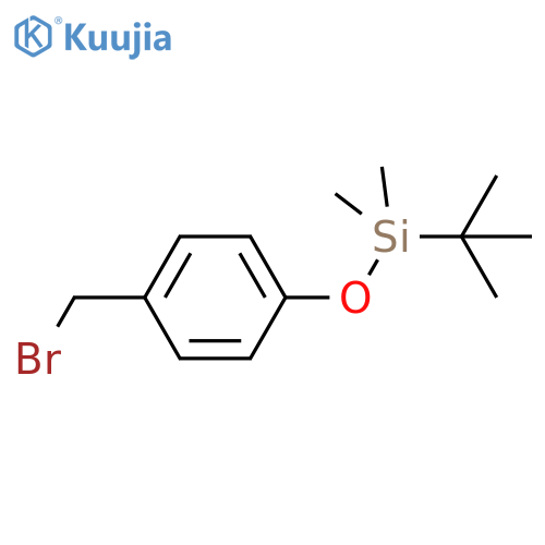 (4-(Bromomethyl)phenoxy)(tert-butyl)dimethylsilane structure