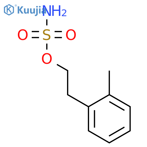 Sulfamic acid, 2-(2-methylphenyl)ethyl ester structure