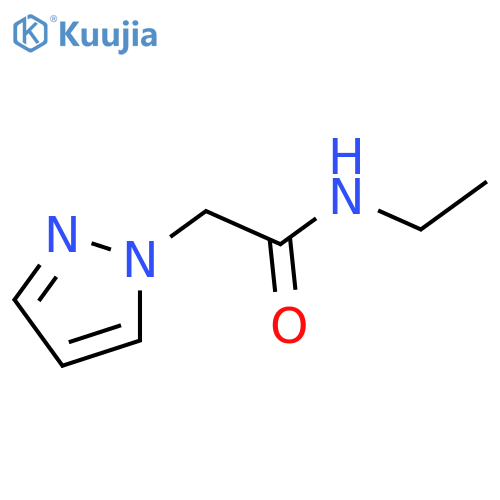 N-Ethyl-2-(1-pyrazolyl)acetamide structure